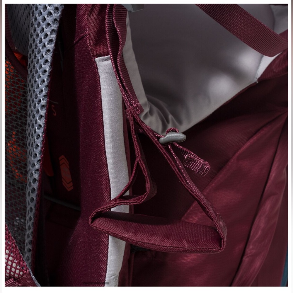 Deuter Kid Comfort Child Carrier in Maroon NWOT - Picture 3 of 10